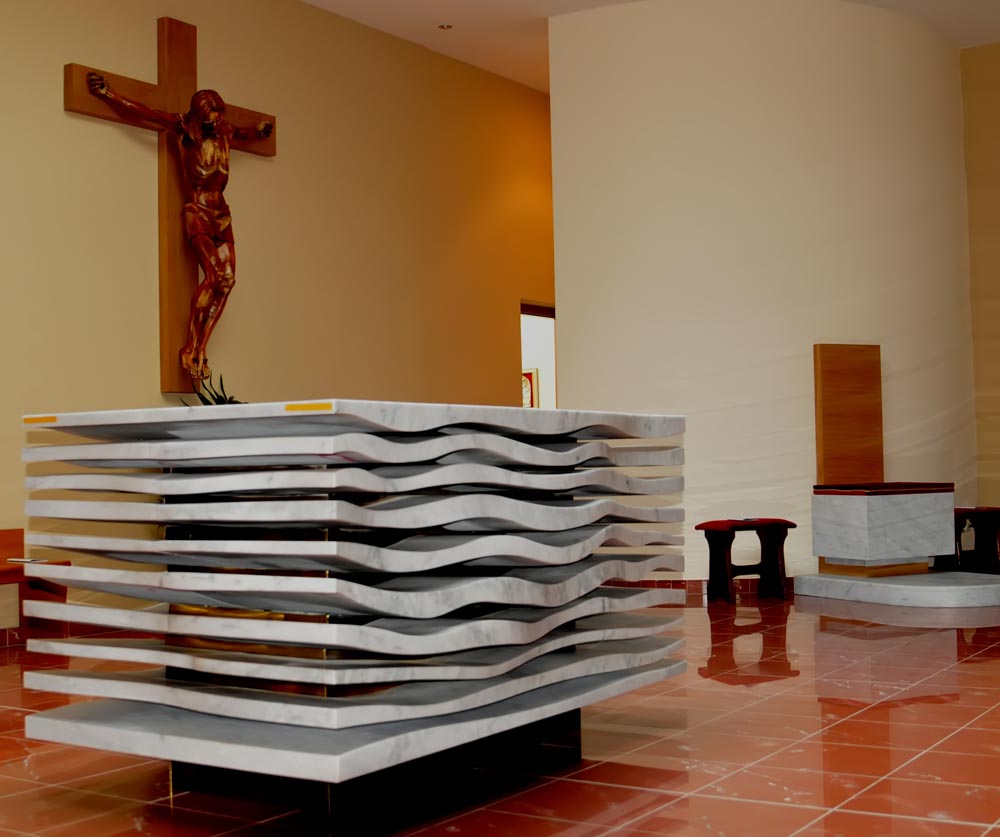 PROGETTAZIONE E REALIZZAZIONE DEI POLI LITURGICI DELLA CHIESA DEI SANTI VALENTINO ED ILARIO IN VITERBO